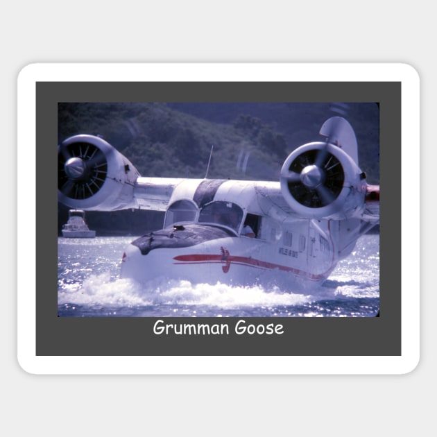 Grumman Goose Seaplane Sticker by CHBB